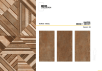 Porcelain decorative tiles