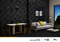 Porcelain decorative tiles
