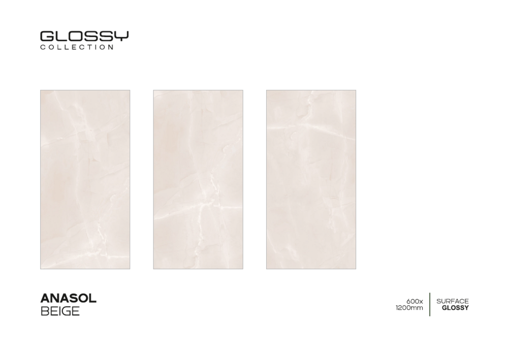 Porcelain tile flooring