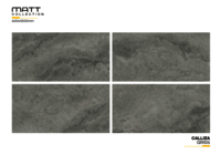 Large format porcelain tiles