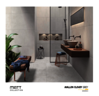 Large format porcelain tiles