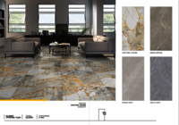 Porcelain tile cladding