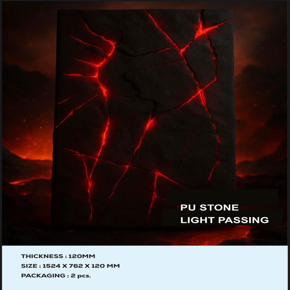 Pu Light Passing Stone By Re Imagine Creative Decor - Color: Different Available
