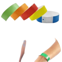 Printed Paper Wristbands - Color: Multicolor
