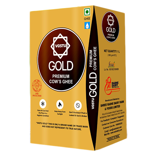 1 Ltr Premium Cow Ghee Tetra Pack
