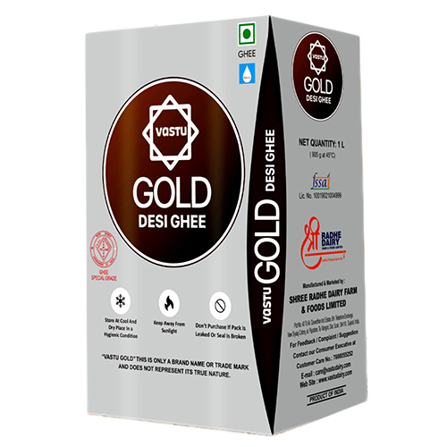 1 Ltr Premium Buffalo Ghee Tetra Pack