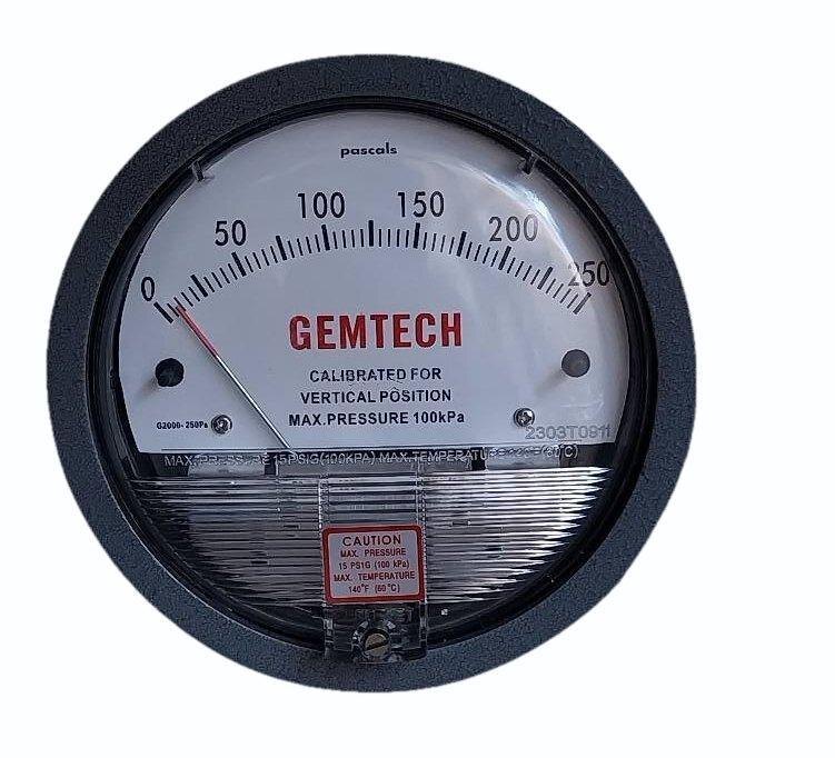 Wholesaler GEMTECH Differential Pressure Gauge From Saha Haryana