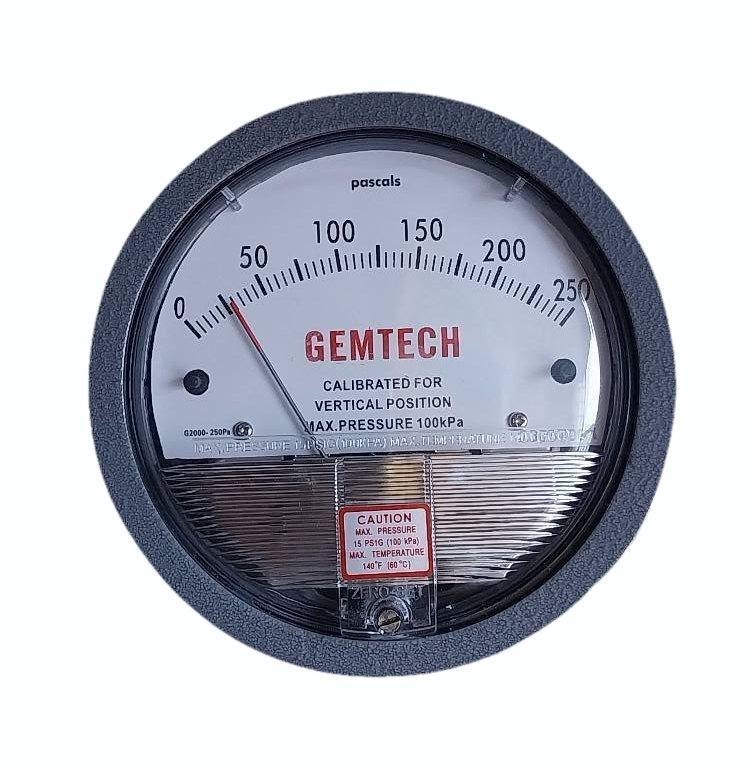 Wholesaler GEMTECH Differential Pressure Gauge From Saha Haryana
