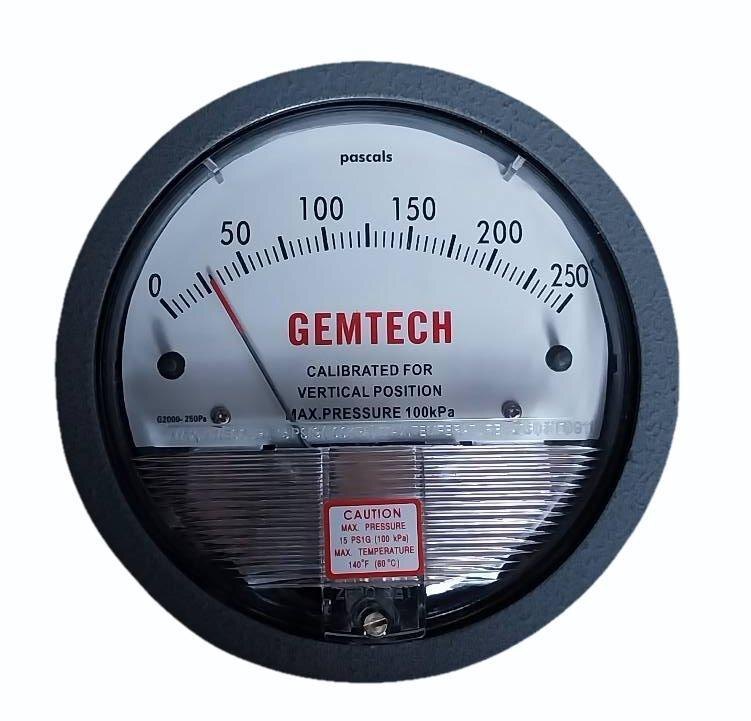 Wholesaler GEMTECH Differential Pressure Gauge From Saha Haryana
