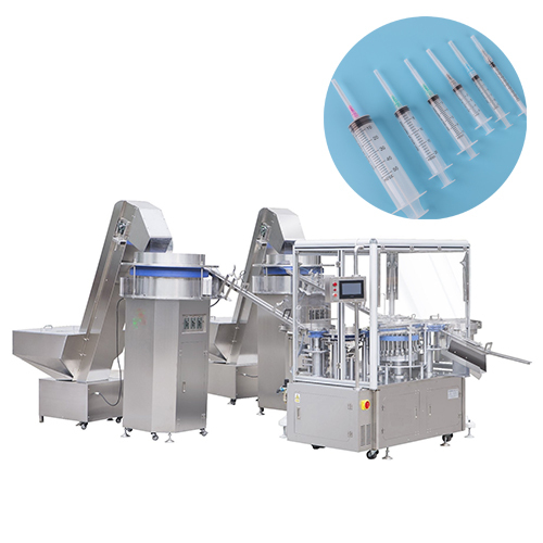 Syringe Production Line Machinery - Color: Silver
