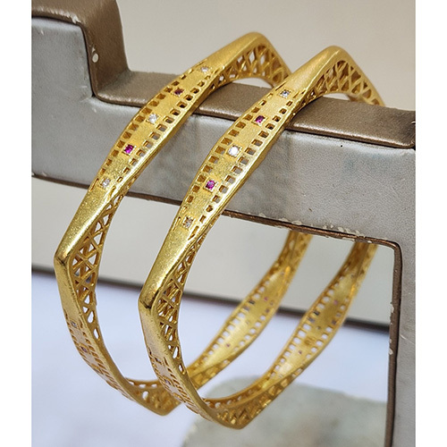 Designer Trendy Imitation Bangles - Color: Golden