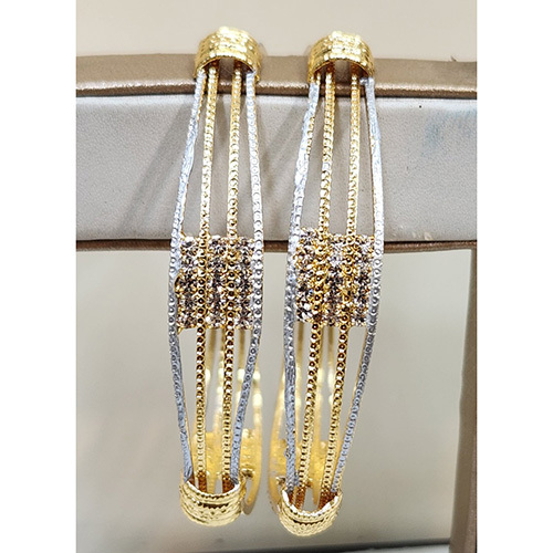 Gold Plated Meenakari Bangles - Color: Golden