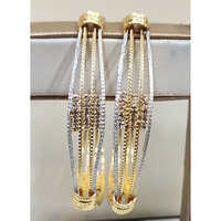 Gold Plated Meenakari Bangles - Color: Golden