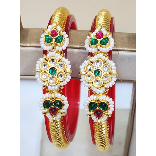 बहुरंगी पीतल की अनुकरण बांगल्स