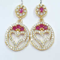 Wedding Diamond Imitation Earrings
