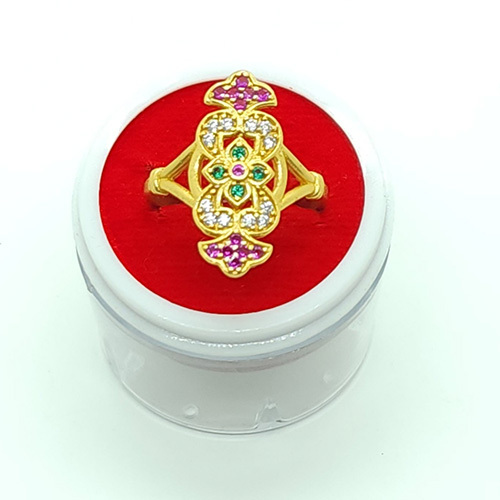 Gold Plated Adjustable Finger Imitation Ring