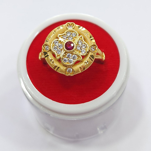 Round Gold Plated Forming Imitation Ring