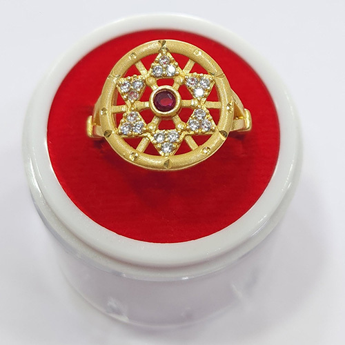 Stylish Gold Plated Imitation Ring