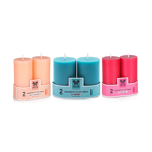 Iris Home Fragrance Pillar Candles