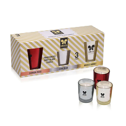 Iris Home Fragrance Scented Votives Set Of 3