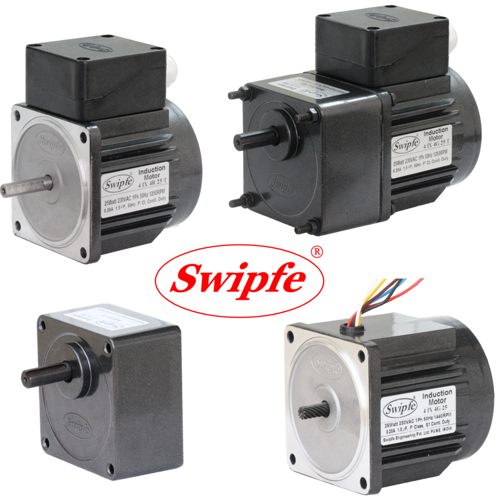 Induction Gear Motor 25 Watt - Ambient Temperature: -30 To 40 Celsius (oc)