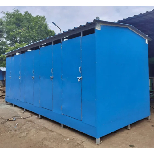 Ppgi Row Type Toilet Cabin - Color: As Per Requirement