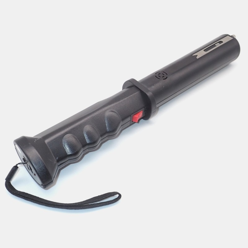 Self Defense TW-809 Safety Stun Baton with Flashlight & Siren