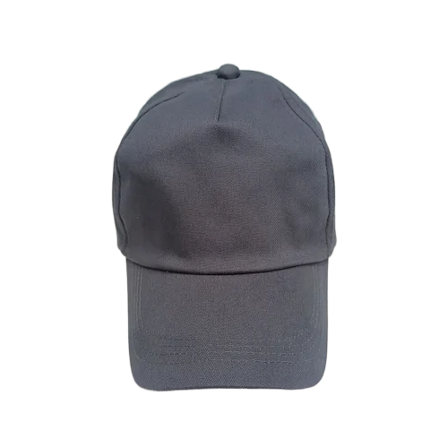 Five Panel Cotton Cap - Color: Black