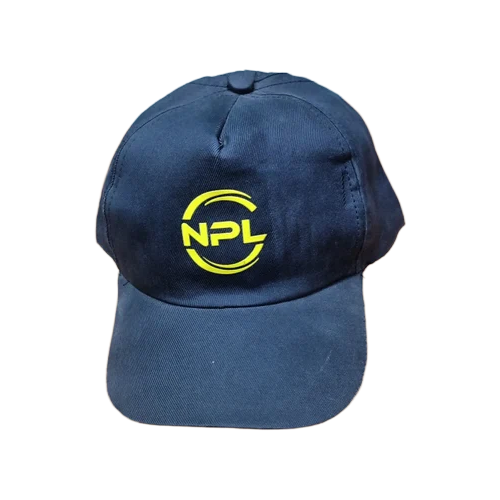 Uv Print Black Polyester Cap - Design Type: Customized