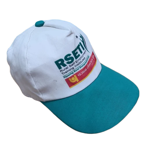 Unisex Printed Polyester Cap - Color: White(Base)