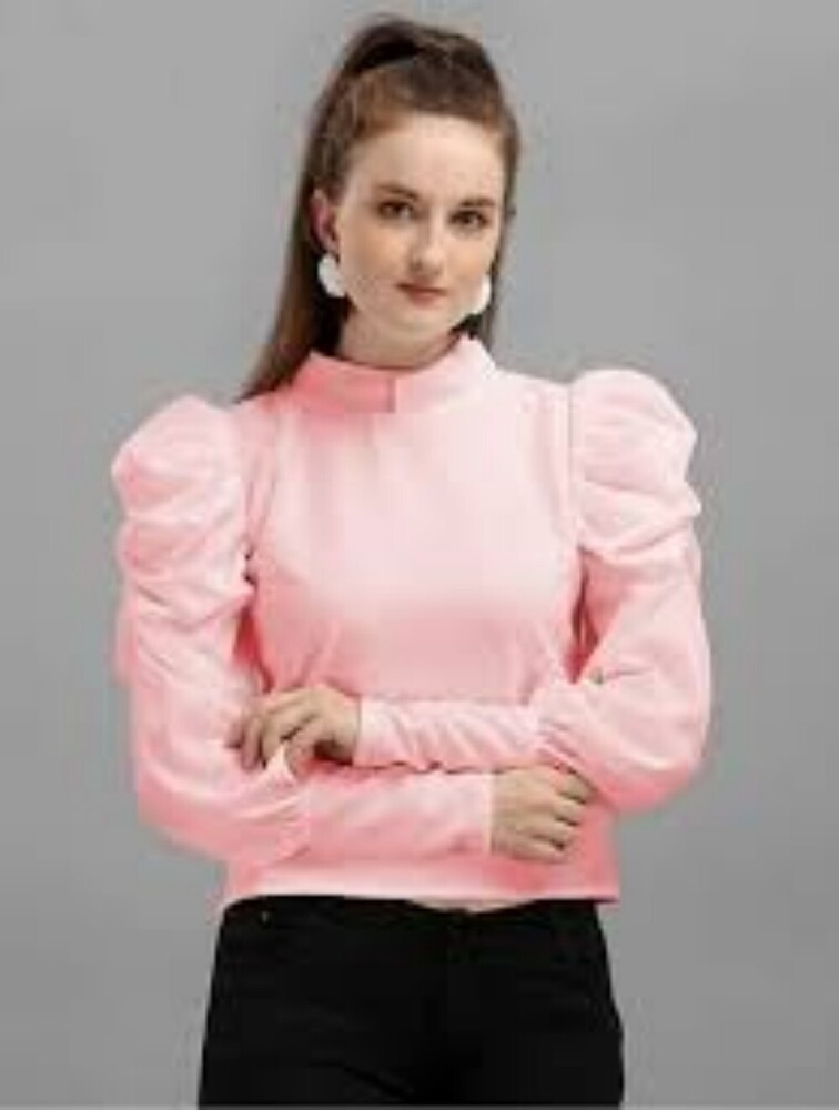 Ladies Pink Top - Feature: Washable