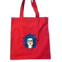 Printed Cotton Tote Bag - Color: Any Color