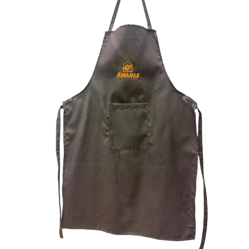 Embroidery Kitchen Apron - Color: Black