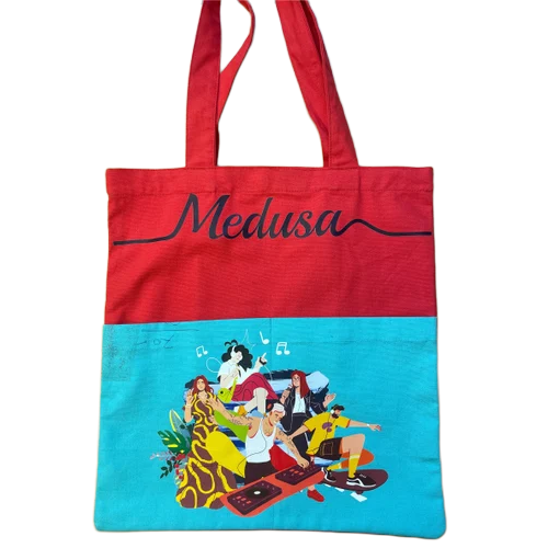 Printed Cotton Bag - Color: Natural