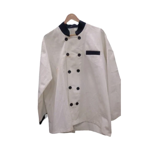 White Cotton Chef Coat - Feature: Good Quality