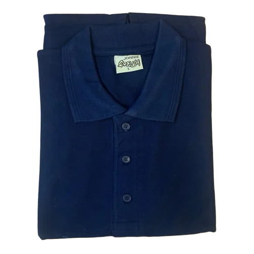 Navy Blue Collar T Shirt