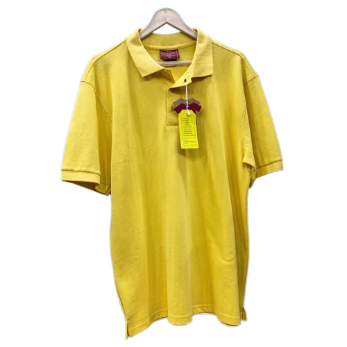 Promotional Cotton Corporate T Shirt - Color: Yellow