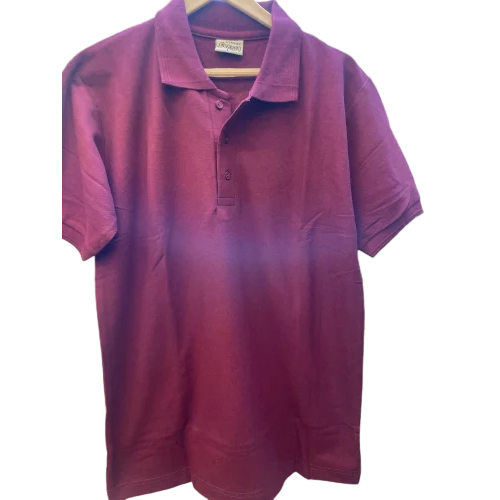 Maroon Corporate Cotton T Shirt