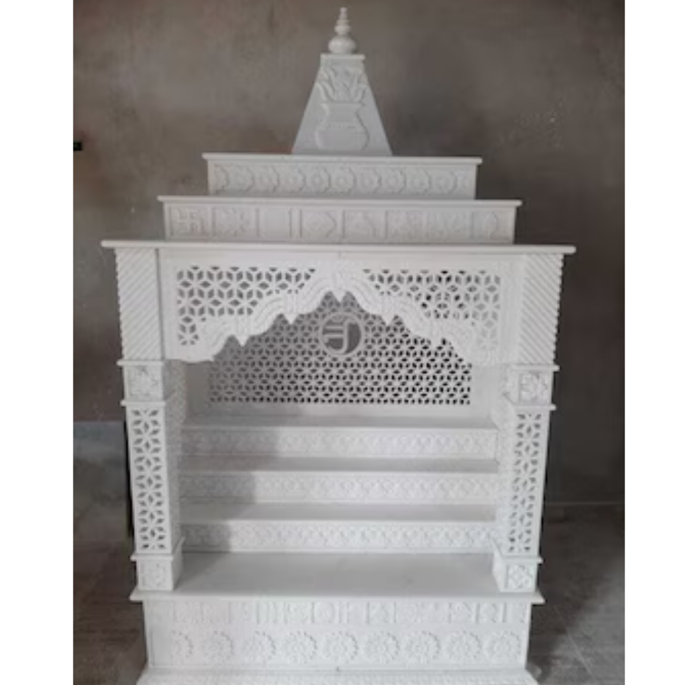 Jali Makrana Marble Temple - Color: White