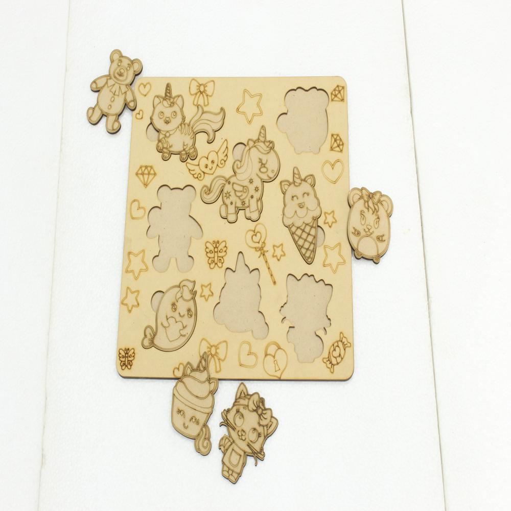 Wooden puzzle for kids