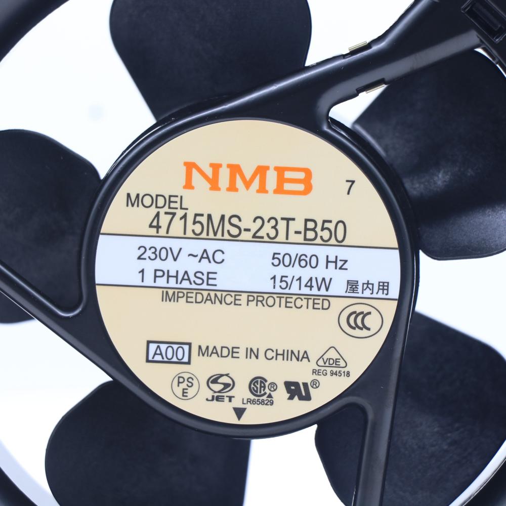 NMB 4715MS-23T-B50 11938MB-B3N-EA-00 230V AC 15W 0.12A 102CFM 2900RPM UPS Power Supply 4715MS-23T-B50-A00 Cabinet Axial Fan