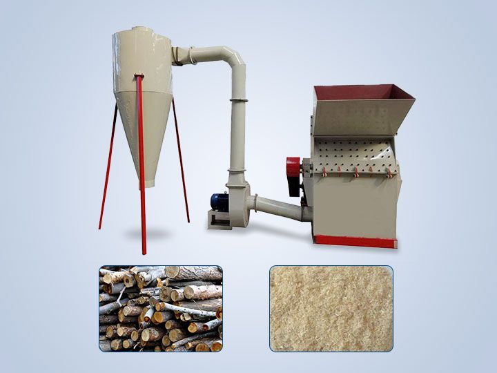 Biomass Crusher Shredder Machine