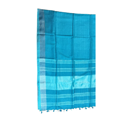 Linen Plain Dupatta - Color: Multicolor