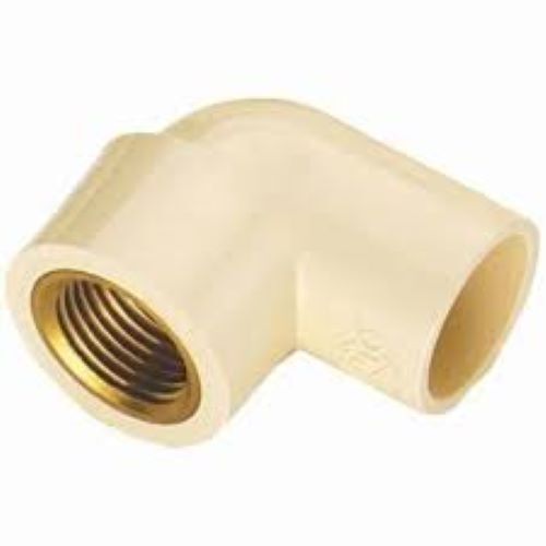 90 Degree Brass Insert Elbow - Cpvc & Brass, Reducing Shape, Aisi Certified, Hot Rolled, High Working Pressure, Standard Warranty