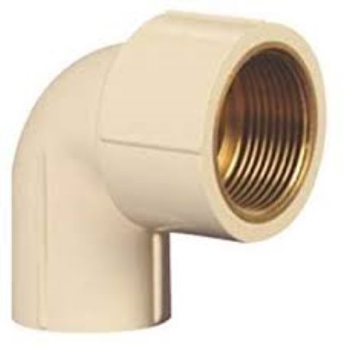 90 Degree Brass Insert Elbow - Cpvc & Brass, Reducing Shape, Aisi Certified, Hot Rolled, High Working Pressure, Standard Warranty