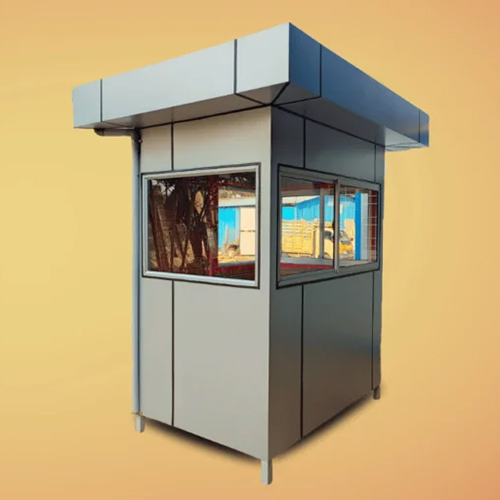 Acp Security Cabin - High-quality Steel & Pu Panel, 50mm Wall Thickness, Sliding Pvc Window, Easy Access, Versatile Use In Harsh Conditions