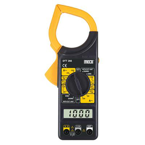 2000 Count 1000A Ac Manual Ranging Digital Clampmeter - Color: Black Yellow