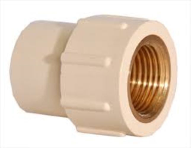 Cpvc Brass Threaded Fta - Cpvc & Brass Material, Hot-rolled Technique, Aisi Standard | High Working Pressure, Reducing Fitting, Warranty Included