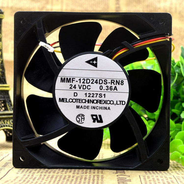 MMF-12D24DS-RN8 12CM 12038 24V 0.36A Fan Fast Shipping MMF-12D24DS-RN8