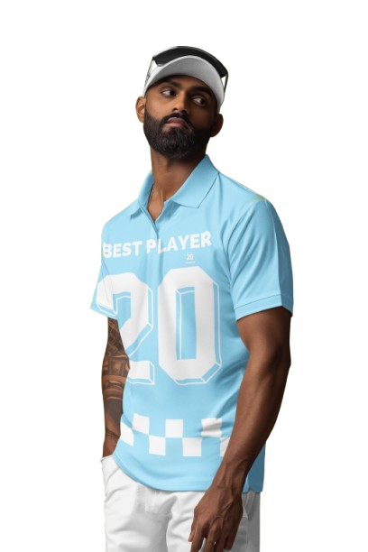 Sports T Shirt - Color: Sky Blue